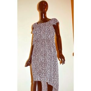 Sharagano Black and White Dress